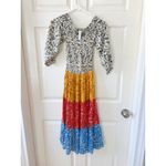 Cool Change Boho Jodi Dress Multicolor Meadow Floral Print Tiered Size XS NWT Photo 5