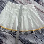 Vintage 80’s Lily’s of Beverly Hills Pleated White Tennis Skirt Size 6 Photo 7