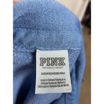 PINK - Victoria's Secret Women's  Blue Button Down Shirt XS Photo 1