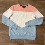 Criminal Damage London Colorblock Crewneck Sweatshirt –XS Streetwear Urban Retro Photo 0