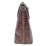 Brahmin Large Duxbury Satchel Bag Port Ombre Melbourne Purple Leather Croc Photo 2