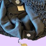 Liz Claiborne Vintage y2k  Black and Gold Crocheted Shoulder Bag 🔥 Photo 1