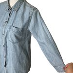 Rails Womens Ingrid Studded Button Down Chambray Shirt Size Small Long Sleeve Photo 6