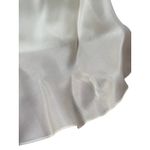 Ivory Silk Organza Strapless Trumpet Bridal Gown Romantic Old Money Elegant Mini Size 4 Photo 5