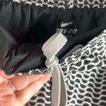 Nike  Women's Dri Fit Geometric Running Shorts Black White Size XL Photo 3