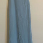 Revelry Slouch Neck Bridesmaid Maxi Dress size 6 Blue Photo 0