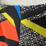 Kelly & Diane Skirt Womens Size 12 Multi Colorblock Abstract Bold Statement Black Photo 2