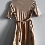 Lululemon Cotton Wrap Front T Shirt Dress Prosecco Photo 3