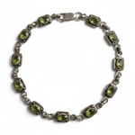 Silpada  Silver and Peridot bracelet Photo 0