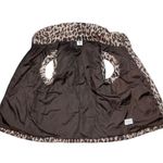CAbi Juliet Puffer Vest Womens XS Brown Leopard Print Full Zip Pockets #3120 Photo 6