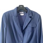 Akris Punto Akris Wool Blazer Suit Coat Jacket Slate Blue Women’s 12 Luxury Career Old Money Photo 4