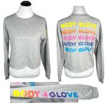 Body Glove Cropped Sweatshirt Gray Size Small Photo 8
