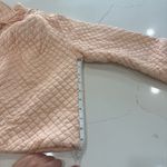 Barbizon Vtg quilted bed jacket peachy pink size 14 Photo 5