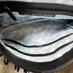 Fiona Kotur Muses Leather Fringe Snakeskin Crossbody Bag Black Photo 6