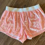 Victoria's Secret Victoria’s Secret XS Velour Baby Pink Shorts NWT Logo Photo 1