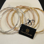 House of Harlow 1960 | Gold, Silver & Rose Bangle Trio Gold Photo 0