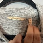 Soft Surroundings  Touchable Henley Sweater Size 2X Tunic Heathered Grey Gray Photo 7