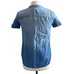 Madewell Chambray Shirt Womens Sz XS Classic Preppy Academia Cowboy Tuxedo Photo 4