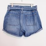 Kancan Tie Waist Cuffed Jean Shorts in Blue Casual Summer Rigid‎ Plus Size 32 Photo 9