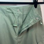 Gilipur Women Cargo Maxi Skirt Olive Green Pockets Slit Adjustable Skater Medium Photo 4