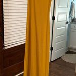 Heart Hips NWOT Ribbed Mustard Maxi Dress Yellow Size M Photo 0