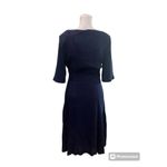 Maeve  by Anthropologie Juliet Navy Blue Corseted Dress Size 12 NWT Photo 5