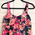 R&K Originals Floral Sundress Pink Rose Print Sleeveless Dress 10 Cottagecore Photo 1