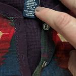 CHAPS Denim, Large Aztec Print long sleeve thermal style shirt, pit to pit is 19, length is 25 Photo 2