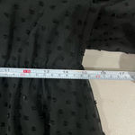 ZARA  Black Dotted Mesh Dress with Ruffles | XS Photo 11