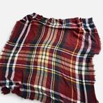 Red Dress Boutique Blanket scarf with a checkered plaid design Photo 0