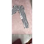 Women's/Juniors V.I.P. Black & White Stripe Size 1/2 New I0200 Photo 3