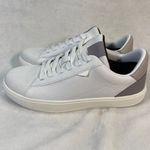 NWOB Vessi Soho Waterproof Sneakers White Gray Casual Walking Shoes Sz 6 Flaw Photo 6
