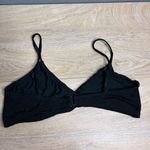 Good American NWOT  Crinkle Always Fit Twist BikiniTop Black Size‎ 6 3XL Photo 6