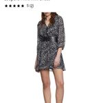 The Kooples - Size Medium US 6 FR 2 - 3/4 Length Sleeve Dress Black & White SO Photo 2