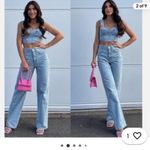 ZARA  Denim Corset Top Photo 3
