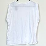 EXPRESS NWT Women's White Skimming Crew Neck Muscle Tee - Size: Large Photo 6