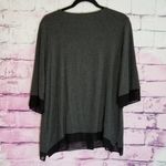 Donna Karan  SLEEPWEAR CHARCOAL SHEER TRIM TOP S Photo 1