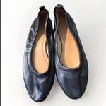 J.Crew  Lizzie Leather Ballet Flats Black Women’s‎ Size 8.5 Photo 5