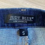 Judy Blue  High Rise Pull On 4” Jean Short Denim Dark wash Womens size S Photo 3