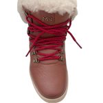 Mark Nason Brown Leather Red Lace Photo 4