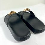 Versace NWB  Palazzo Medusa Slide Sandal Black Size 37EU 1009461 DGOM8 KVO41 Photo 6