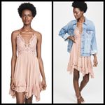 Free People 💕💕 One Adella Slip Dress ~ Rose Pink Medium M NWT Photo 10