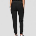 FIGS  Zamora Jogger Scrub Pants Zippered Cargo Pocket High Rise Black sz S Photo 1