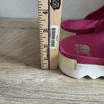 Sorel Viibe Slide Sandals Womens 5 Bright Pink Comfort Slip On Summer Pool Beach Photo 7