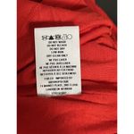 Anthropologie Hutch  Rowan Red Ribbed Lined Knit Short Sleeve Dress Size Small Photo 5