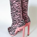 H&M KENZO x  Tiger-striped Knit Ankle Boots Photo 5