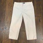 NYDJ White Cropped Lift Tuck Technology Jeans Photo 0