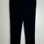 ALC Frank A.L.C Pants Women's 6 Black Double Waist Trouser Leather Elastic Waist Photo 0