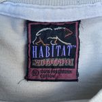 Habitat Vintage 90s  Wilderness Cheetah Lion Big Cats Nature Graphic Tan T-shirt Photo 5