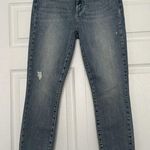 Pistola Aline High-Rise Skinny Crop Raw Hem Jeans in Marmont Blue Size 27 Photo 5